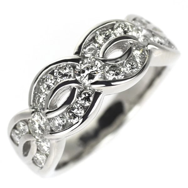 PT900 DIAMOND RING: Pt900 diamond ring Brand: None Type/Style: Ring Material: Pt900, Main Stone Natural Color: None Size: 5.5 - 5.75 US Accessories: None Accessories Notice: When purchasing pre-owned goods, please refer