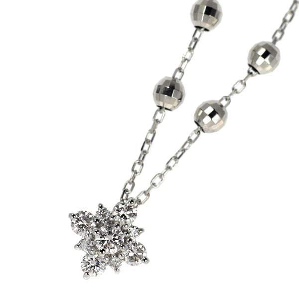 PT900/ PT850 DIAMOND PENDANT NECKLACE: Pt900/ Pt850 Diamond Pendant Necklace Brand: None Type/Style: pendant necklace Material: Pt900, Main Stone Natural Color: None Size: Chain Length: 45.5cm Accessories: None Accessories Notice: When