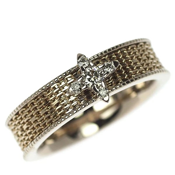 KASHIKEY K18BG BROWN DIAMOND RING: Kashikey K18BG Brown Diamond Ring Brand: Kashikey Type/Style: Ring Material: K18BG, Main Stone Brown\Natural Color: BG Size: 4.75 - 5 US Accessories: None Accessories Notice: When purchasing