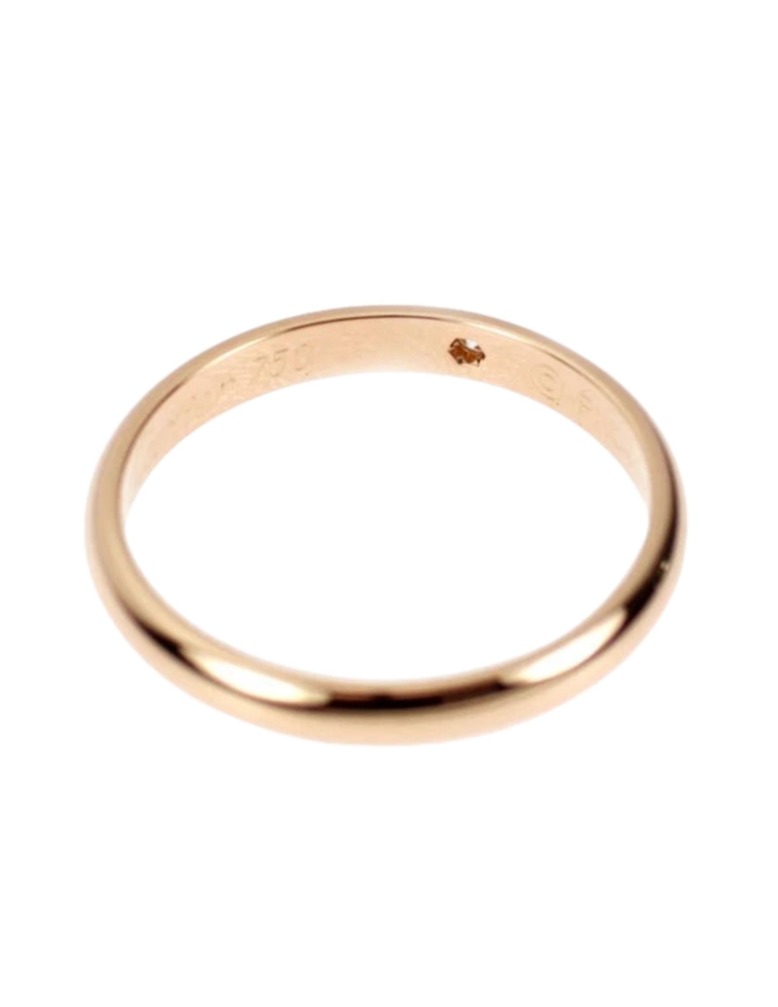 CARTIER K18PG DIAMOND RING - 2