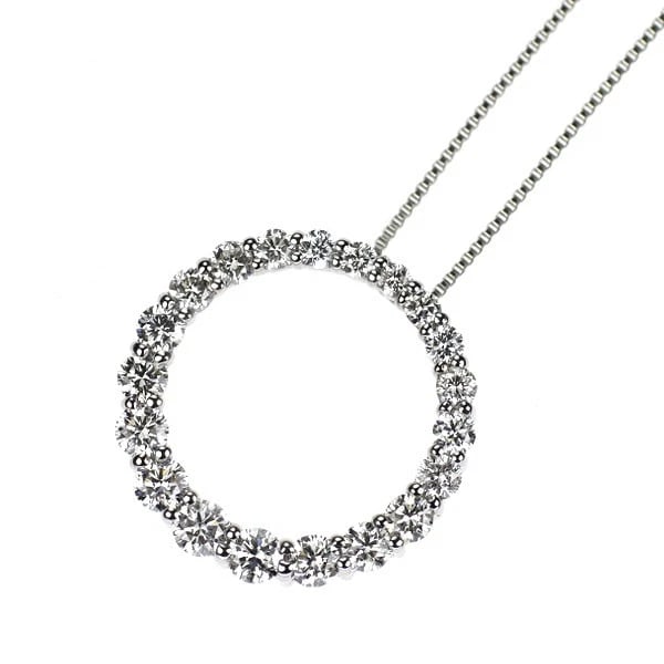 PT900/ PT850 DIAMOND PENDANT NECKLACE: Pt900/ Pt850 Diamond Pendant Necklace Brand: None Type/Style: pendant necklace Material: Pt900, Main Stone Natural Color: None Size: Chain Length 45cm Accessories: None Accessories Notice: When