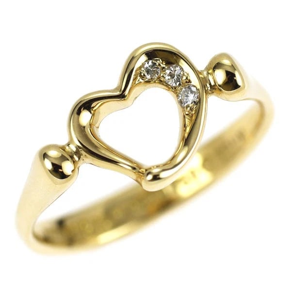 TIFFANY & CO K18YG DIAMOND RING: Tiffany & Co K18YG diamond ring Brand: Tiffany Type/Style: Ring Material: K18YG, Main Stone Natural Color: YG Size: 5.25 US Accessories: None Accessories Notice: When purchasing pre-owned goods,