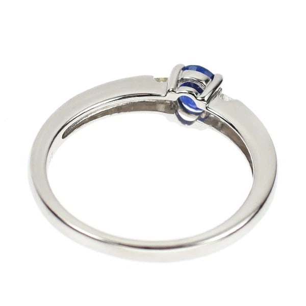 PT900 SAPPHIRE DIAMOND RING - 2