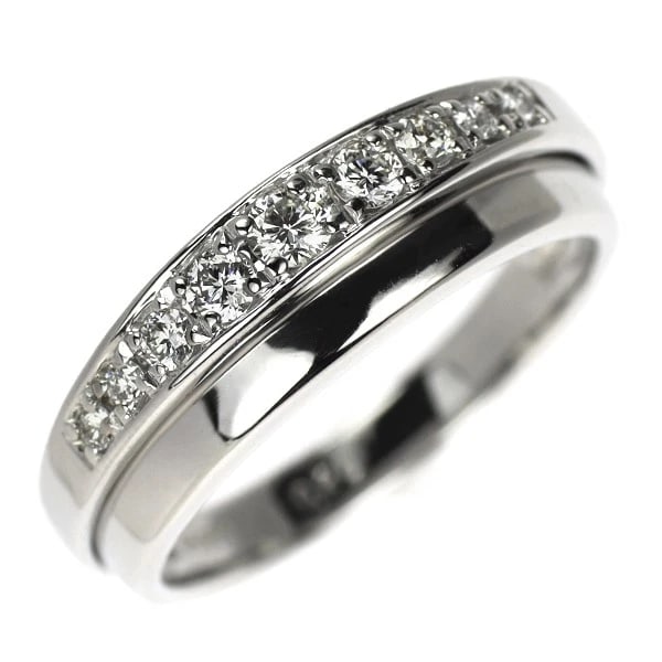 PLATINUM GUILD PT950 DIAMOND RING: Platinum Guild Pt950 Diamond Ring Brand: None Type/Style: Ring Material: PT900, Main Stone Natural Color: Pt Size: 6 US Accessories: None Accessories Notice: When purchasing pre-owned goods, please