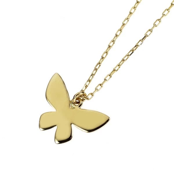 ARCHER BLANC K18YG PENDANT NECKLACE: Archer Blanc K18YG pendant necklace Brand: None Type/Style: pendant necklace Material: K18YG, Color: YG Size: Chain Length 46.5cm Accessories: None Accessories Notice: When purchasing pre-owned