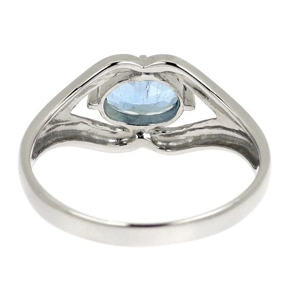 PT900 AQUAMARINE RING - 2