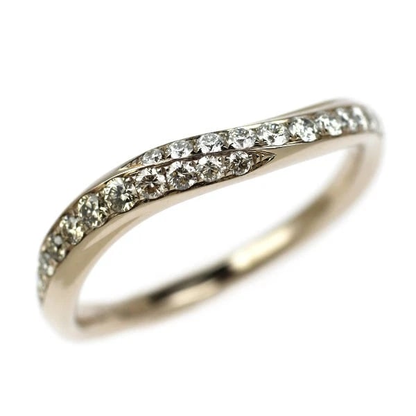 K18CG DIAMOND RING: K18CG diamond ring Brand: None Type/Style: Ring Material: Champagne gold, Main Stone Natural Color: CG Size: 5.5 - 5.75 US Accessories: None Accessories Notice: When purchasing pre-owned goods,