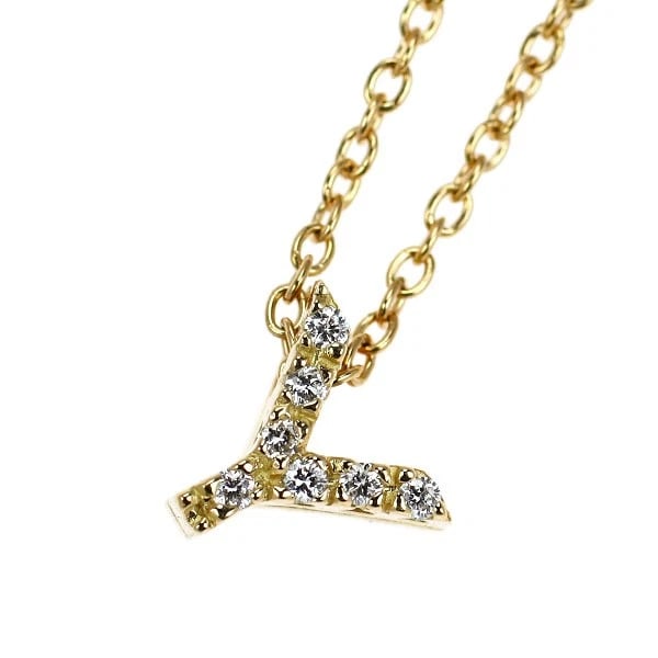 PONTE VECCHIO K18YG DIAMOND PENDANT NECKLACE: Ponte Vecchio K18YG Diamond Pendant Necklace Brand: Pontevecchio Type/Style: pendant necklace Material: K18YG, Main Stone Natural Color: YG Size: Chain Length 40cm Accessories: None Accessories
