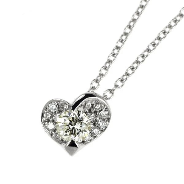 PONTE VECCHIO K18WG DIAMOND PENDANT NECKLACE: Ponte Vecchio K18WG diamond pendant necklace Brand: Pontevecchio Type/Style: pendant necklace Material: K18WG, Main Stone Natural Color: WG Size: Chain Length: 40cm Accessories: None Acces