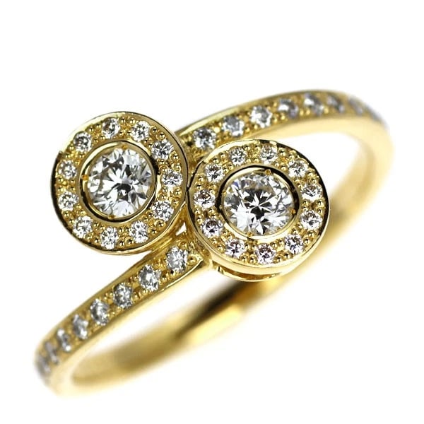 FOREVERMARK K18YG DIAMOND RING: Forevermark K18YG Diamond Ring Brand: None Type/Style: Ring Material: K18YG, Main Stone Natural Color: YG Size: 7.5 US Accessories: None Accessories Notice: When purchasing pre-owned goods, please