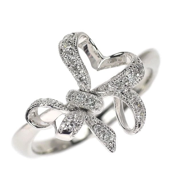 STAR JEWELRY K18WG DIAMOND RING (1 of 2)