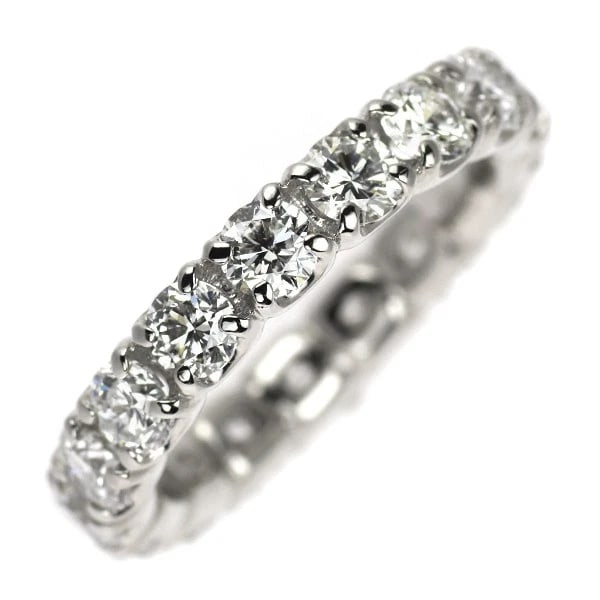 PT900 DIAMOND RING: Pt900 diamond ring Brand: None Type/Style: Ring Material: Pt900, Main Stone Natural Color: Pt Size: 6.25 - 6.5 US Accessories: None Accessories Notice: When purchasing pre-owned goods, please refer