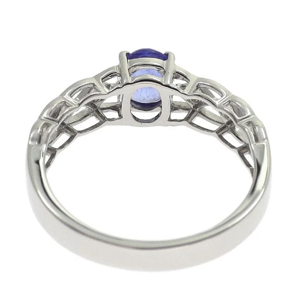 PT950 SODALITE DIAMOND RING - 2
