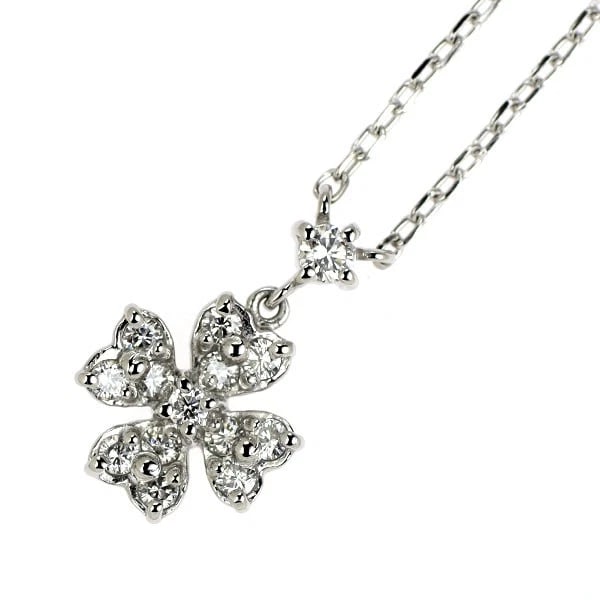 VENDOME AOYAMA PT950/ PT850 DIAMOND PENDANT NECKLACE: Vendome Aoyama Pt950/ Pt850 Diamond Pendant Necklace Brand: Vendome Aoyama Type/Style: pendant necklace Material: Pt950/ Pt850, Main Stone Natural Color: None Size: Necklace: Chain Length 40. 5cm