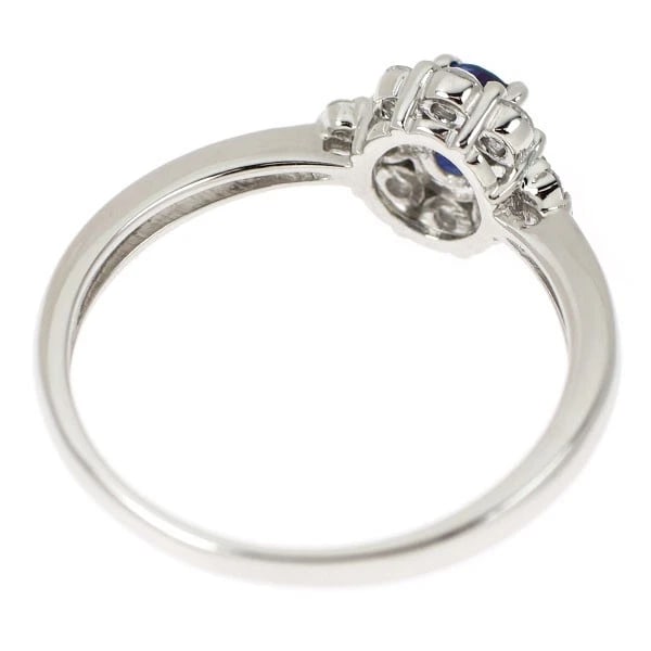 PT900 SAPPHIRE DIAMOND RING - 2