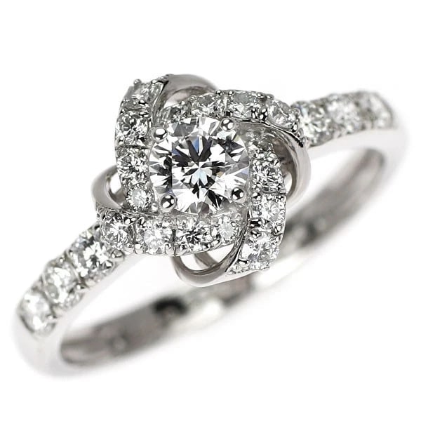 PT950 DIAMOND RING: Pt950 diamond ring Brand: None Type/Style: Ring Material: Pt950, Main Stone Natural Color: None Size: 4.5 US Accessories: None Accessories Notice: When purchasing pre-owned goods, please refer to the