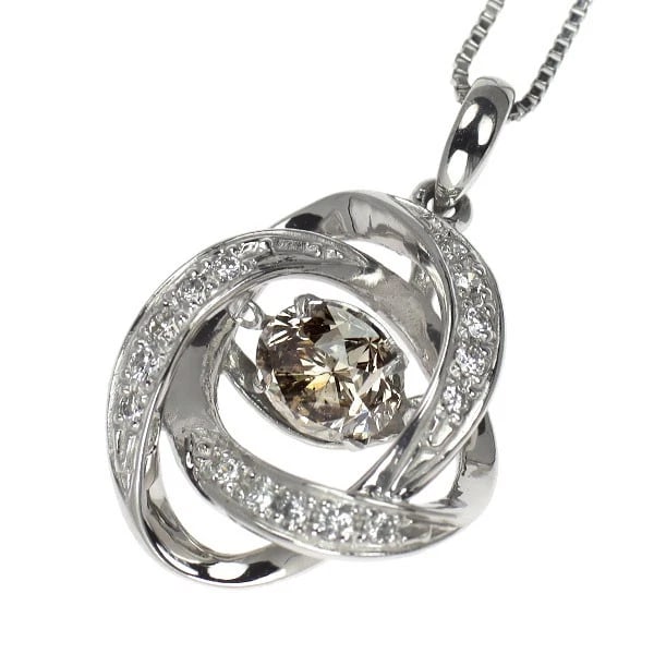 PT900/ PT850 DIAMOND PENDANT NECKLACE: Pt900/ Pt850 Diamond Pendant Necklace Brand: None Type/Style: pendant necklace Material: Pt900, Main Stone Natural Color: None Size: Chain Length 45cm Accessories: None Accessories Notice: When
