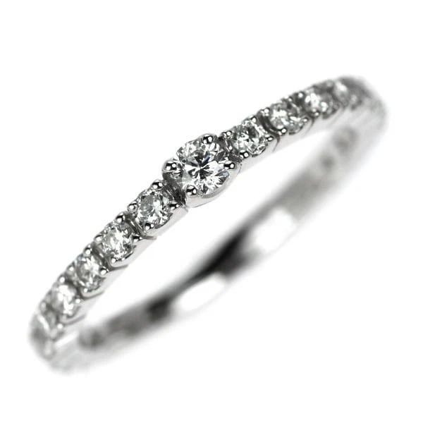 PT950 DIAMOND RING: Pt950 diamond ring Brand: None Type/Style: Ring Material: Pt950, Main Stone Natural Color: None Size: 4.5 US Accessories: None Accessories Notice: When purchasing pre-owned goods, please refer to the