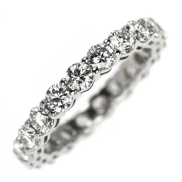 TIFFANY & CO PT950 DIAMOND RING: Tiffany & Co Pt950 Diamond Ring Brand: Tiffany Type/Style: Ring Material: PT900, Main Stone Natural Color: Pt Size: 4 US Accessories: None Accessories Notice: When purchasing pre-owned goo