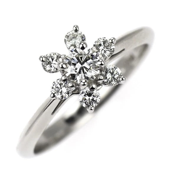 TIFFANY & CO PT950 DIAMOND RING: Tiffany & Co Pt950 Diamond Ring Brand: Tiffany Type/Style: Ring Material: Pt900, Main Stone Natural Color: None Size: 5.5 - 5.75 US Accessories: None Accessories Notice: When purchasing pre-owned