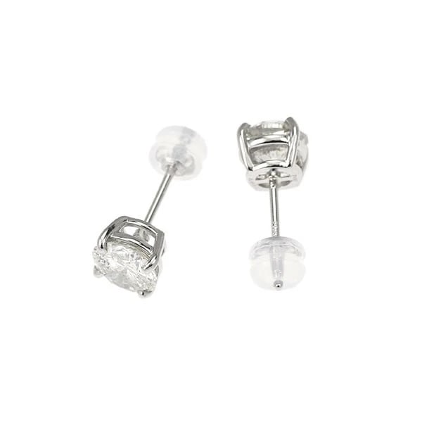 PT900 DIAMOND EARRINGS - 2