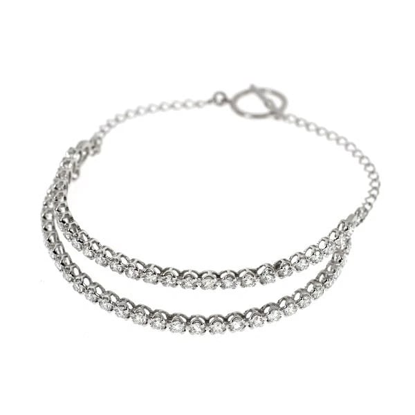 K18WG DIAMOND BRACELET (1 of 3)