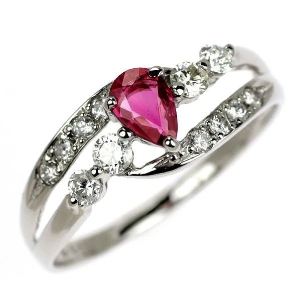 PT900 RUBY DIAMOND RING (1 of 2)