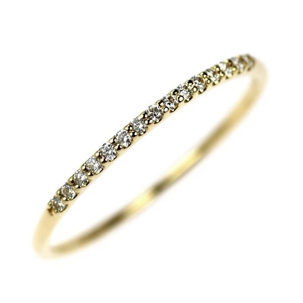 PONTEVECCHIO K18YG DIAMOND RING: Pontevecchio K18YG diamond ring Brand: Pontevecchio Type/Style: Ring Material: K18YG, Main Stone natural Color: YG Size: 8.25 - 8.5 US Accessories: None Accessories Notice: When purchasing pre-owned