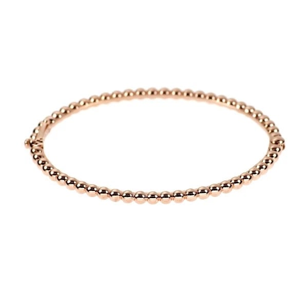 VAN CLEEF & ARPELS K18PG BANGLE: Van Cleef & Arpels K18PG Bangle Brand: Van Cleef & Arpels Type/Style: bangles Material: K18PG, Color: PG Size: Chain Length 17cm Length/Width/Diameter 3.2 Accessories: None Accessories Not