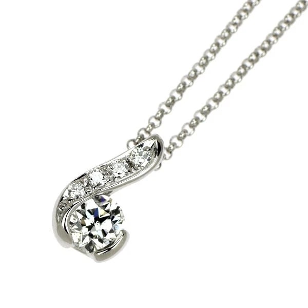 PT900/ PT850 DIAMOND PENDANT NECKLACE: Pt900/ Pt850 Diamond Pendant Necklace Brand: None Type/Style: pendant necklace Material: Pt900, Main Stone Natural Color: None Size: Chain Length 42cm Accessories: None Accessories Notice: When