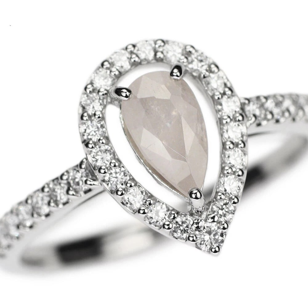 PT950 SRI LANKAN SILKY WHITE TURFITE DIAMOND RING: Pt950 Sri Lankan Silky White Turfite Diamond Ring Brand: None Type/Style: Ring Material: Pt950, Main Stone Natural Color: Pt Size: 6 US Accessories: None Accessories Notice: When purchasing pre-owned