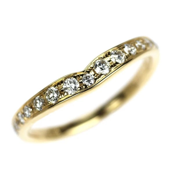TAKE UP K18YG DIAMOND RING: TAKE UP K18YG DIAMOND RING Brand: None Type/Style: Ring Material: K18YG, Main Stone Natural Color: YG Size: 4.5 US Accessories: None Accessories Notice: When purchasing pre-owned goods, please refer