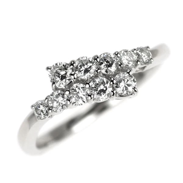 SEIKO PT900 DIAMOND RING: Seiko Pt900 diamond ring Brand: None Type/Style: Ring Material: Pt900, Main Stone Natural Color: None Size: 5.25 US Accessories: None Accessories Notice: When purchasing pre-owned goods, p
