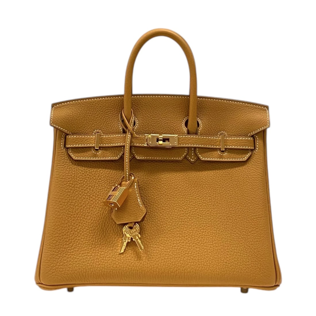 HERMES BIRKIN 25 HANDBAG: HERMES Birkin 25 Handbag Brand: HERMES Type/Style: Handbag Material: Togo Color: Natural Sable Gold Hardware Size: W9.8 x H8.1x D5.1inch Accessories: None Accessories Notice: When purchasi
