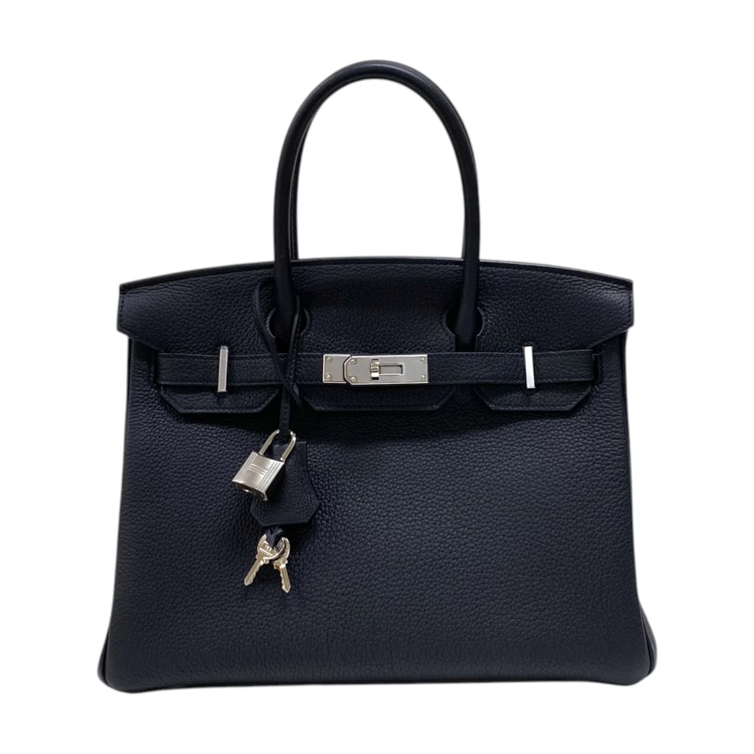 HERMES BIRKIN 30 HANDBAG: HERMES Birkin 30 Handbag Brand: HERMES Type/Style: Handbag Material: Togo Color: Black SilverHardware Size: W11.8 x H9.1x D5.9inch Accessories: None Accessories Notice: When purchasing pre