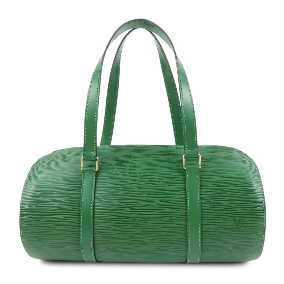 LOUIS VUITTON EPI SOUFFLOT HAND BAG: Louis Vuitton Epi Soufflot Hand Bag Brand: Louis Vuitton Type/Style: Hand Bag Material: Epi leather Color: Borneo Green Size: W31cm(12.20inch)H15cm(5.91inch)D15cm(5.91inch) Accessories: None <