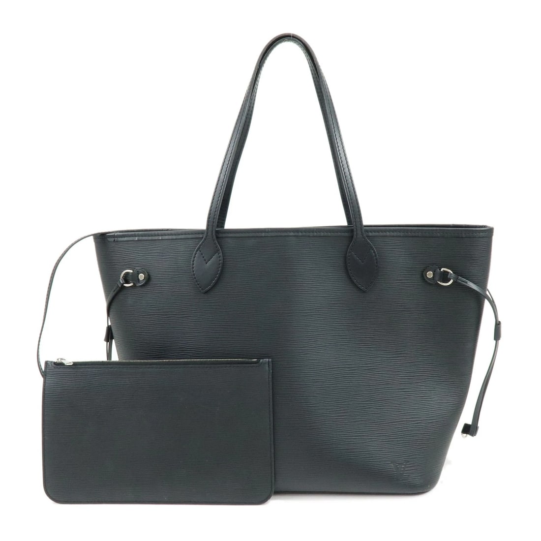 LOUIS VUITTON EPI NEVERFULL MM SHOULDER TOTE BAG: Louis Vuitton Epi Neverfull MM Shoulder Tote Bag Brand: louis vuitton Type/Style: Tote Bag Material: Epi leather Color: Noir Size: H29cm(11.42inch)W47cm(18.50inch)D16cm(6.30inch) Accessories: None