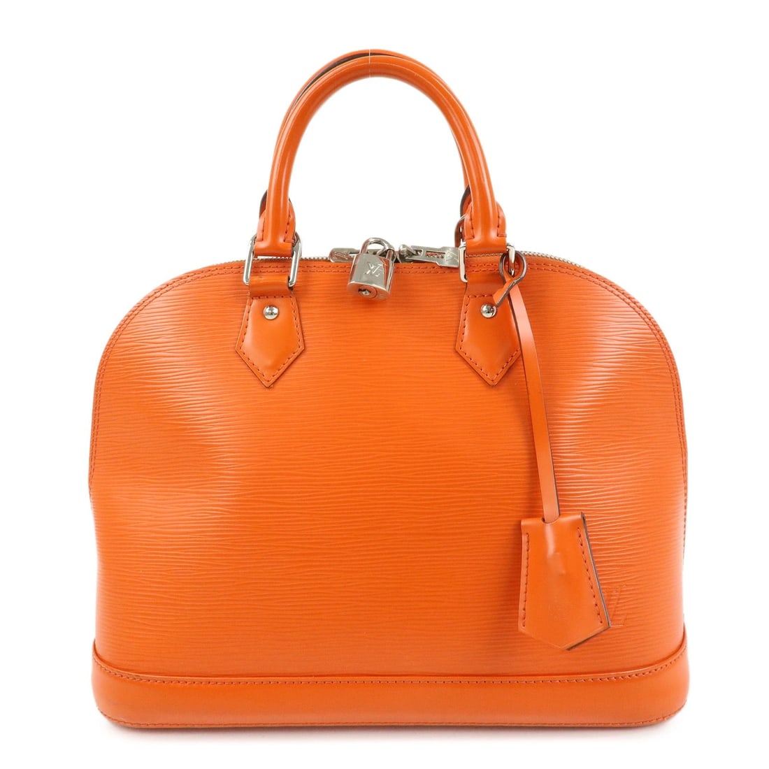 LOUIS VUITTON EPI ALMA PM HAND BAG: Louis Vuitton Epi Alma PM Hand Bag Brand: Louis Vuitton Type/Style: Hand Bag Material: Epi leather Color: Pimont Size: W31cm(12.20inch)H23.5cm(9.25inch)D15.5cm(6.10inch) Accessories: None