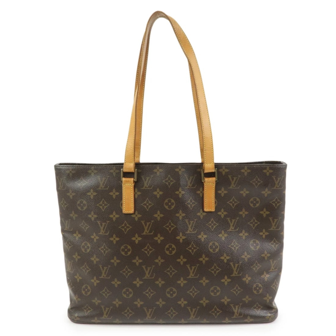 LOUIS VUITTON MONOGRAM LUCO TOTE SHOULDER BAG: Louis Vuitton Monogram Luco Tote Shoulder Bag Brand: Louis Vuitton Type/Style: Shoulder Bag Material: Monogram Canvas, Nume Leather Color: Monogram Size: H30cm(11.81inch)D10cm(3.94inch)W47cm(18.50inch