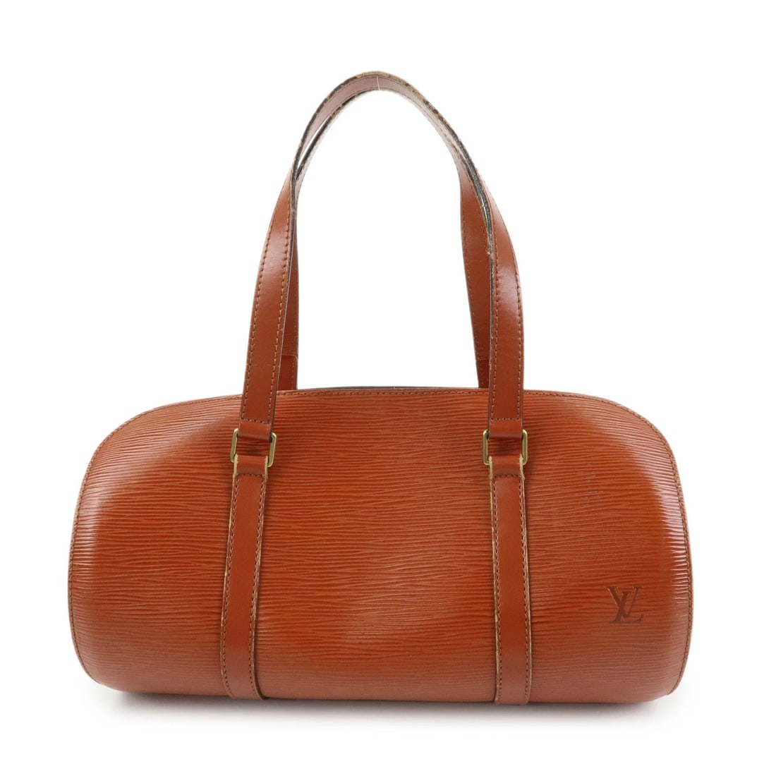 LOUIS VUITTON EPI LEATHER SOUFFLOT HAND BAG: Louis Vuitton Epi Leather Soufflot Hand Bag Brand: louis vuitton Type/Style: Hand Bag Material: Epi leather Color: Kenya Brown Size: W30cm(11.81inch)H15cm(5.91inch)D15cm(5.91inch) Accessories: Non