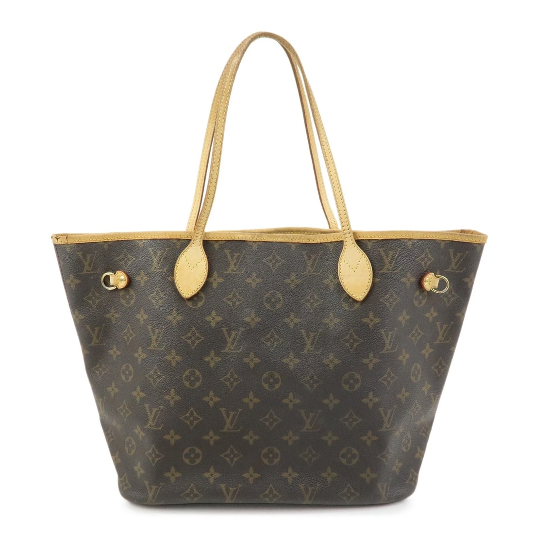 LOUIS VUITTON MONOGRAM NEVERFULL MM TOTE SHOULDER BAG: Louis Vuitton Monogram Neverfull MM Tote Shoulder Bag Brand: Louis Vuitton Type/Style: Shoulder Bag Material: Monogram Canvas, Nume Leather Color: Monogram Size: D:16cm(6.30inch)W:46cm(18.11inch)H:28c