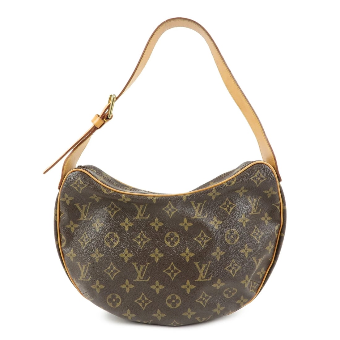 LOUIS VUITTON MONOGRAM CROISSANT MM SHOULDER BAG: Louis Vuitton Monogram Croissant MM Shoulder Bag Brand: Louis Vuitton Type/Style: Shoulder Bag Material: Monogram Canvas , Nume Leather Color: Monogram Size: W30cm(11.81inch)H22cm(8.66inch)D6cm(2.36in