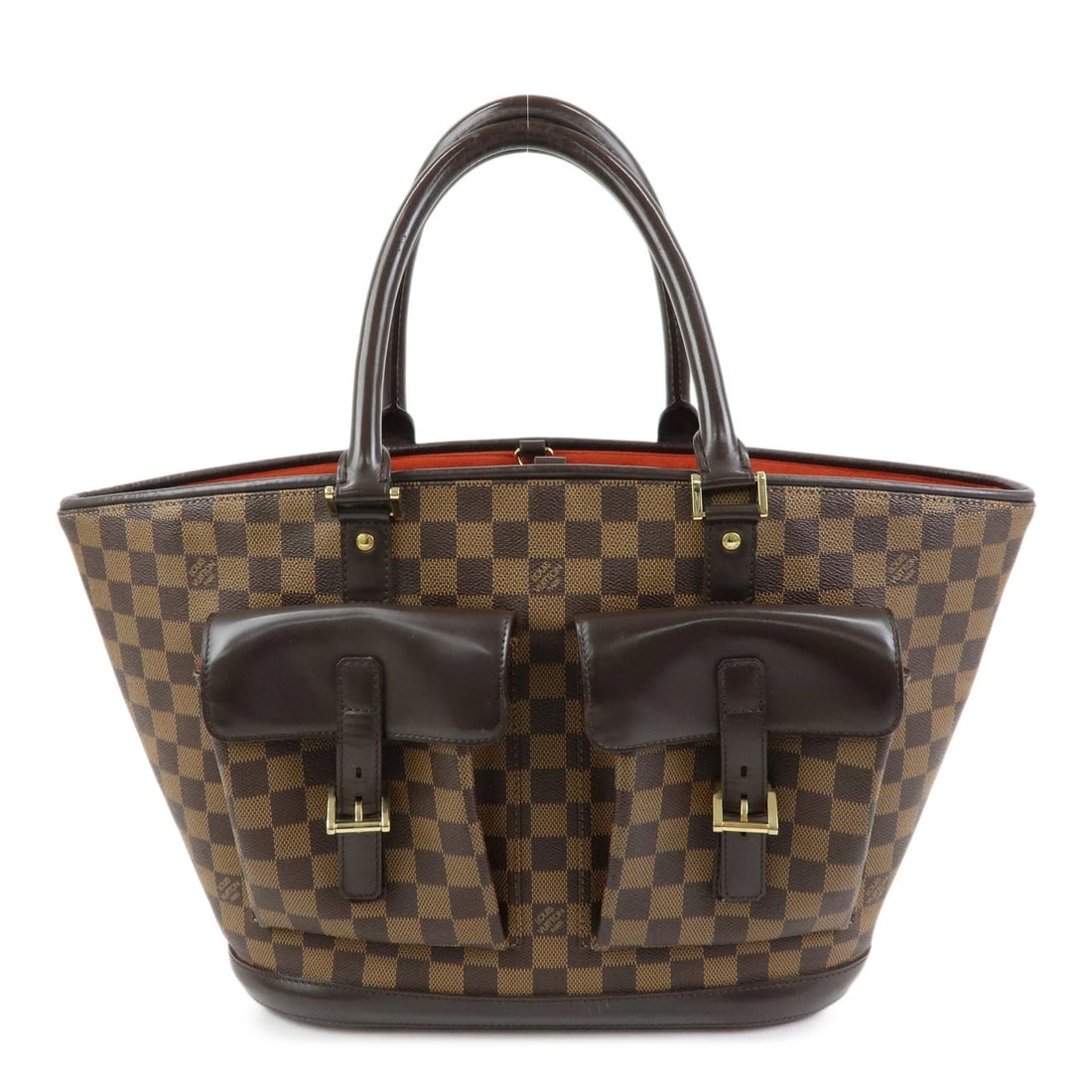 LOUIS VUITTON DAMIER CANVAS LEATHER MANOSQUE GM HAND BAG: Louis Vuitton Damier Canvas Leather Manosque GM Hand Bag Brand: louis vuitton Type/Style: Hand Bag Material: Damier Canvas Color: Damier Ebene Size: D15cm(5.91inch)W48cm(18.90inch)H27.5cm(10.83inch)