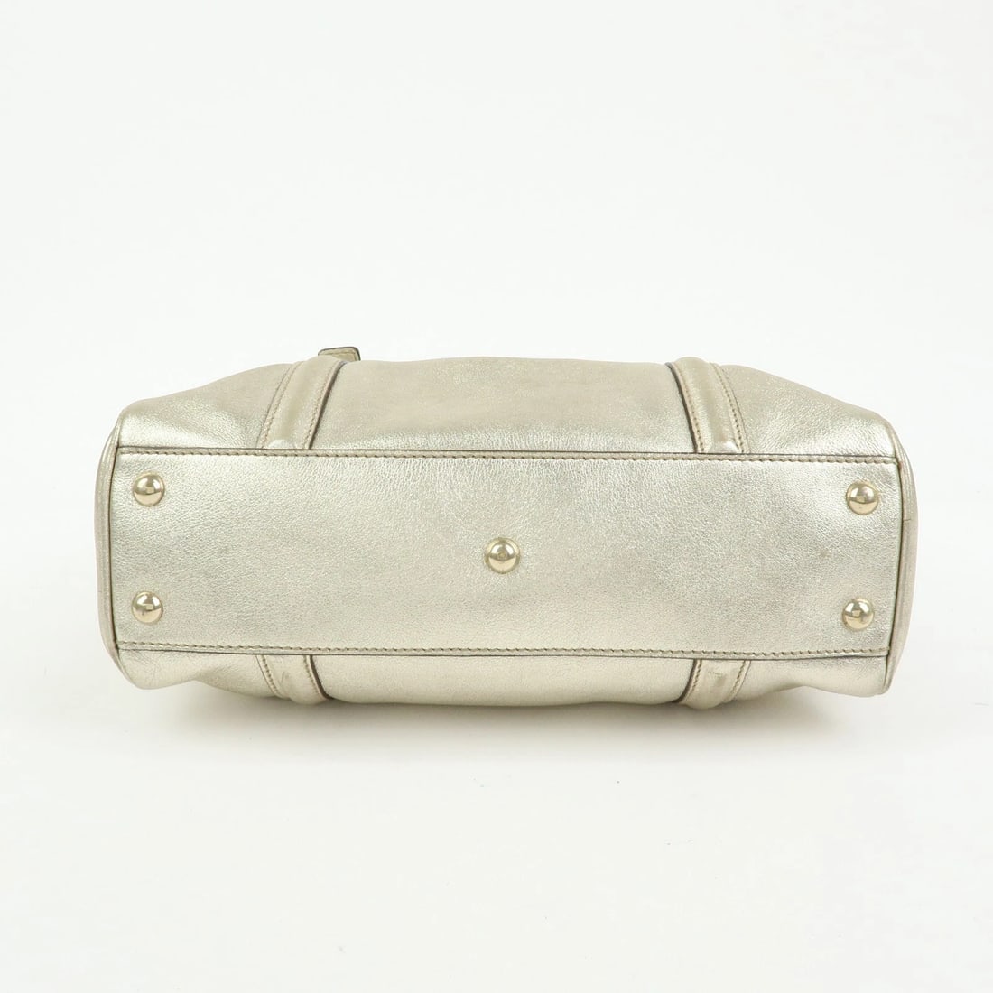 GUCCI INTERLOCKING G LEATHER MINI BOSTON BAG - 5