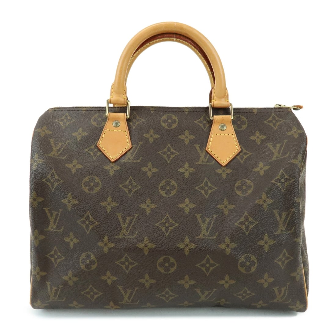 LOUIS VUITTON MONOGRAM SPEEDY 30 BOSTON HAND BAG: Louis Vuitton Monogram Speedy 30 Boston Hand Bag Brand: louis vuitton Type/Style: Boston Bag Material: Monogram Canvas, Nume Leather Color: Monogram Size: W30cm(11.81inch)H21cm(8.27inch)D17.5cm(6.89in