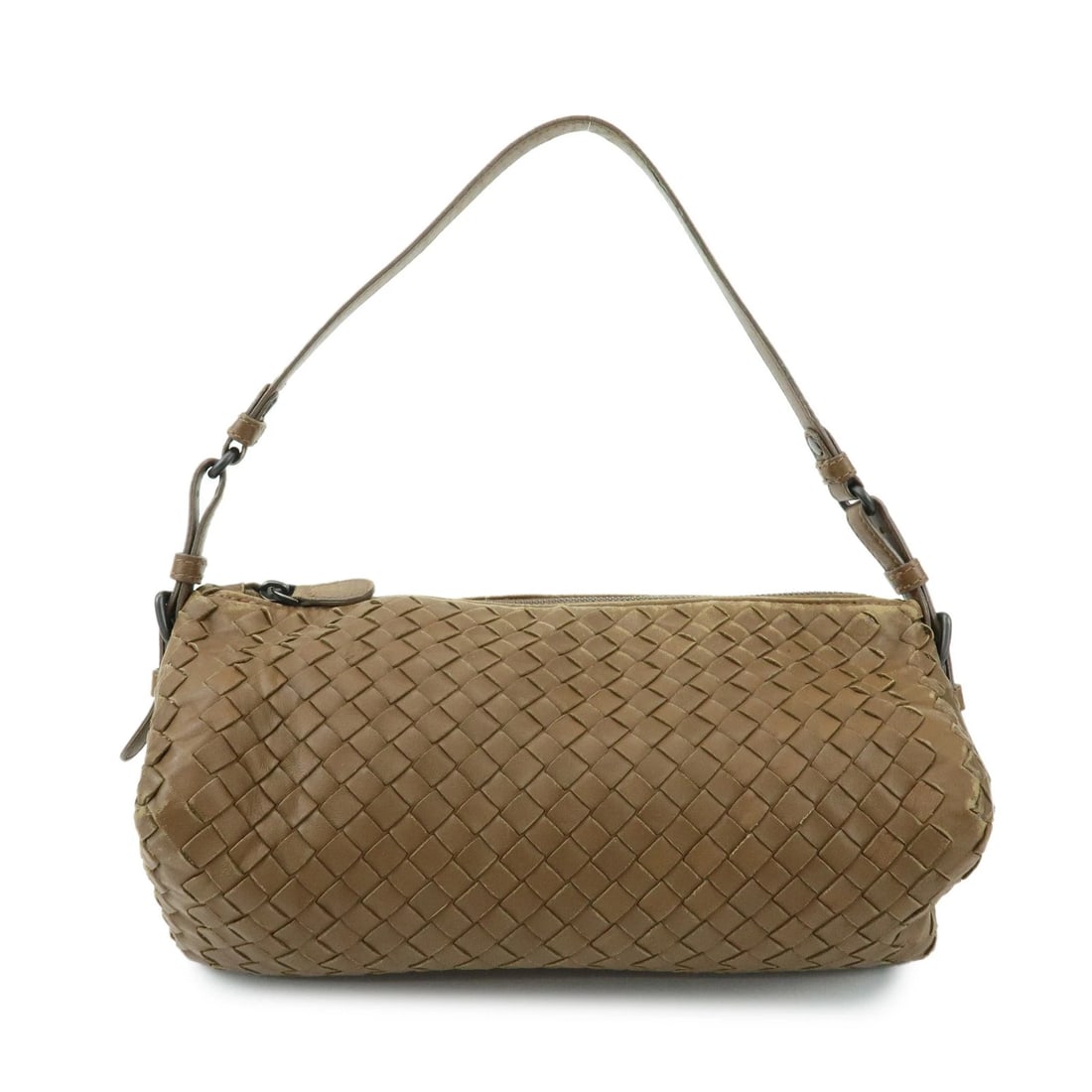 BOTTEGA VENETA INTRECCIATO LEATHER HAND BAG SHOULDER BAG: BOTTEGA VENETA Intrecciato Leather Hand Bag Shoulder Bag Brand: bottega veneta Type/Style: Shoulder Bag Material: Leather Color: Moca brown Size: W26cm(10.24inch)H13cm(5.12inch)D14cm(5.51inch) Acc