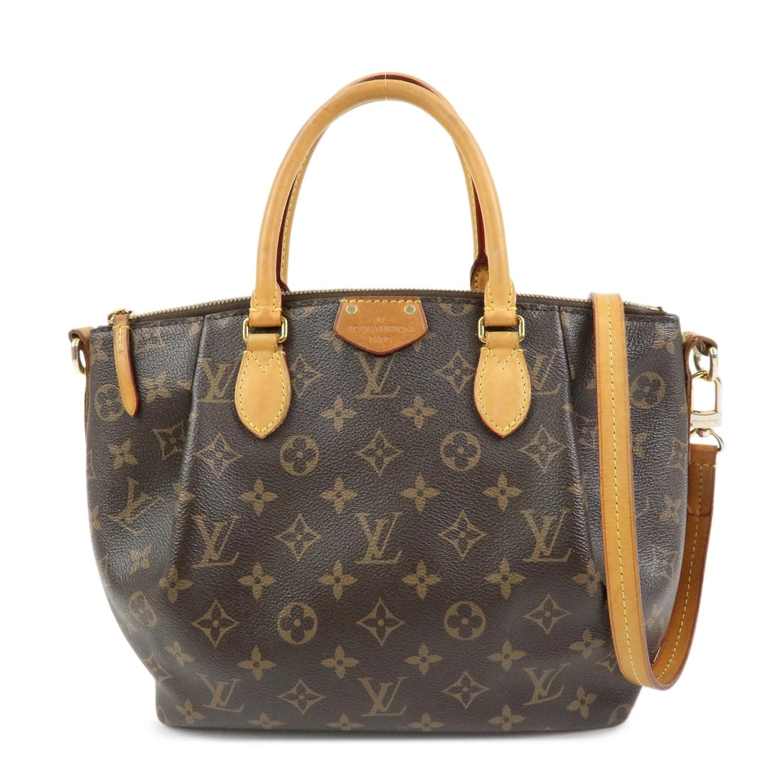 LOUIS VUITTON MONOGRAM TURENNE PM 2WAY BAG HAND BAG: Louis Vuitton Monogram Turenne PM 2Way Bag Hand Bag Brand: louis vuitton Type/Style: Hand Bag Material: Monogram Canvas, Nume Leather Color: Monogram Size: W?30cm(11.81inch)H?22cm(8.66inch)D?13cm(5.12