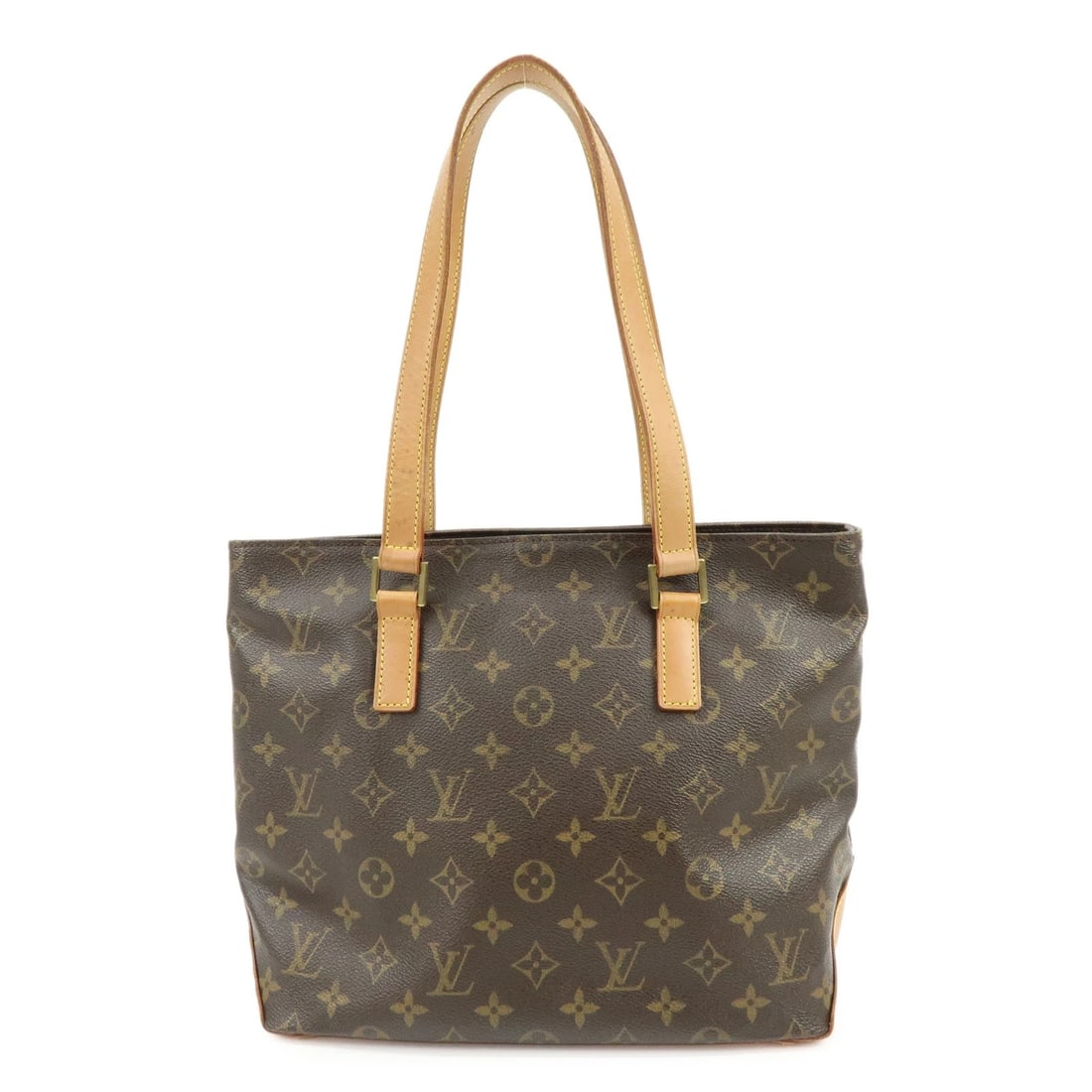 LOUIS VUITTON MONOGRAM CABAS PIANO TOTE BAG HAND BAG: Louis Vuitton Monogram Cabas Piano Tote Bag Hand Bag Brand: Louis Vuitton Type/Style: Tote Bag Material: Monogram Canvas, Nume Leather Color: Monogram Size: W:35cm(13.78inch)H:24cm(9.45inch)D:13cm(5.1