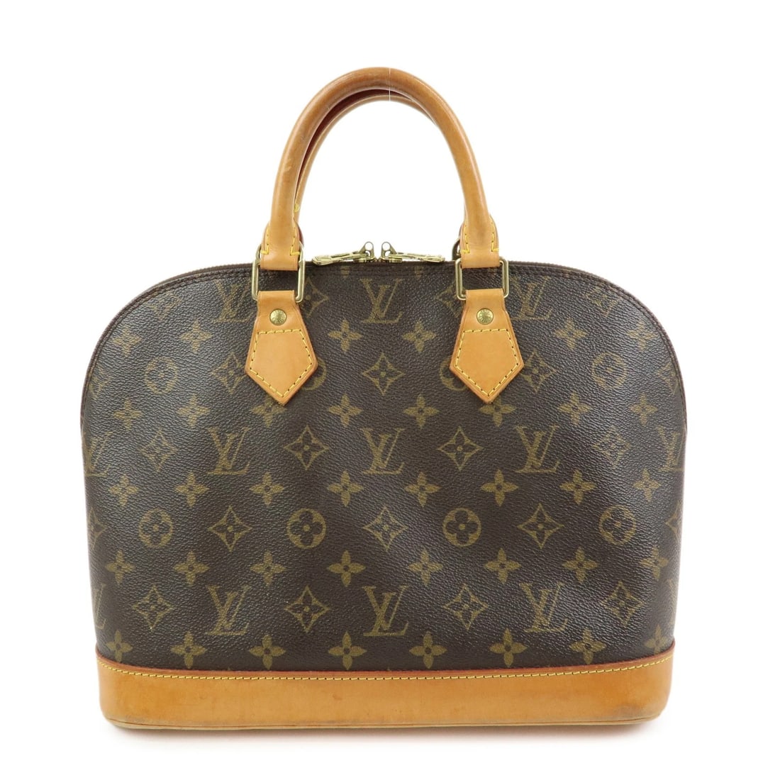 LOUIS VUITTON MONOGRAM ALMA PM CANVAS LEATHER HAND BAG: Louis Vuitton Monogram Alma PM Canvas Leather Hand Bag Brand: Louis Vuitton Type/Style: Hand Bag Material: Monogram Canvas, Nume Leather Color: Monogram Size: W:30cm(11.81inch)H:23cm(9.06inch)D:16cm(6