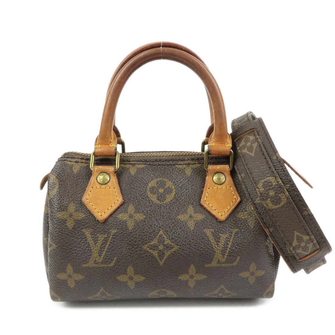 LOUIS VUITTON MONOGRAM CANVAS MINI SPEEDY HAND BAG: Louis Vuitton Monogram Canvas Mini Speedy Hand Bag Brand: louis vuitton Type/Style: Hand Bag Material: Monogram Canvas, Nume Leather Color: Monogram Size: W?16cm(6.30inch)H?10cm(3.94inch)D?7cm(2.76inc